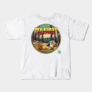 My first camping Kids T-Shirt